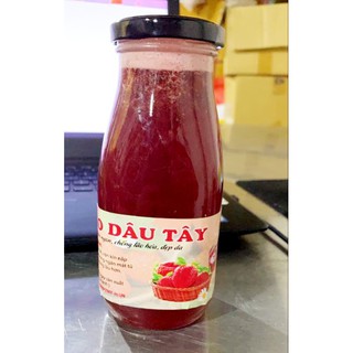 Siro DÂU TÂY giải khát  - Siro dâu tây rim đác - Siro dâu tây làm bánh