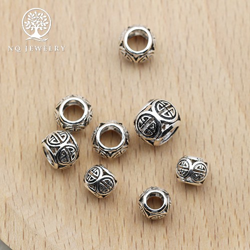 Charm bạc hạt rỗng - NQ Jewelry