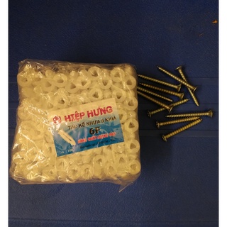 combo 10 tắc kê nhựa + vít đủ size ( số 2,3,4,5,6,7,8,9 )