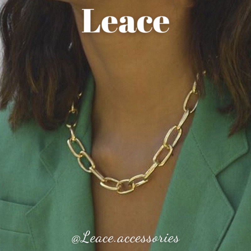 Dây chuyền, vòng cổ hợp kim xích rỗng thời trang cá tính NL002 Leace.accessories