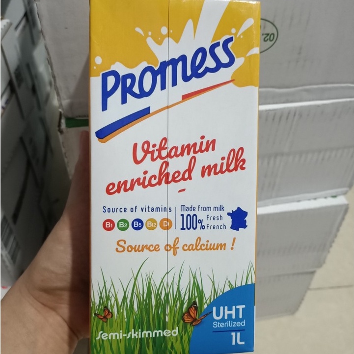 Thùng 6 hộp 1 lít Promess VITAMIN của Pháp