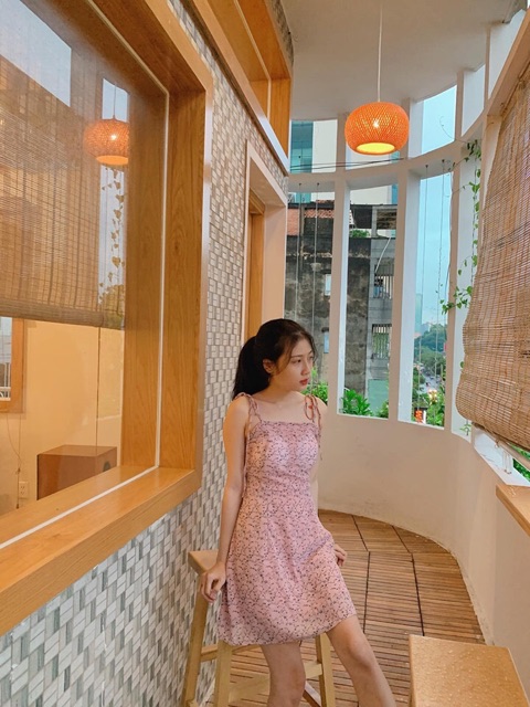 Flower Mini Dress 🌼 - Đầm hoa 2 dây