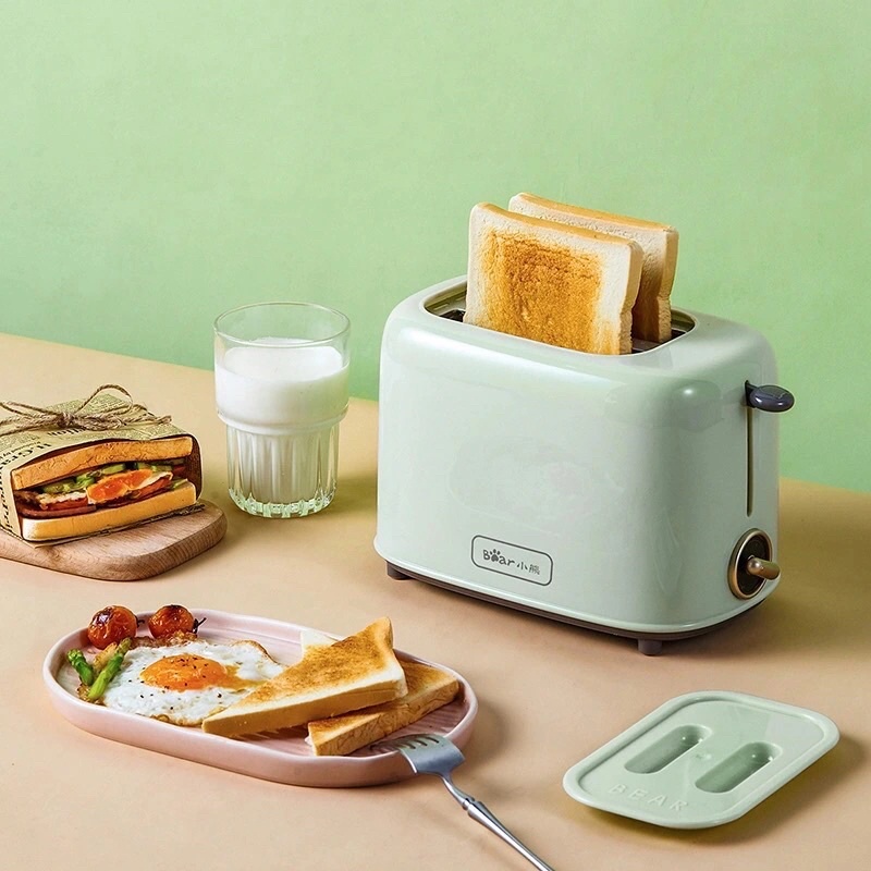 Máy Nướng Bánh Mỳ, Kẹp Bánh Mỳ Sandwich Đa Năng Tiện Ích Bear DSL-C02W1  Bảo Hành Chính Hãng 18 Tháng - Bếp Nhà Bear