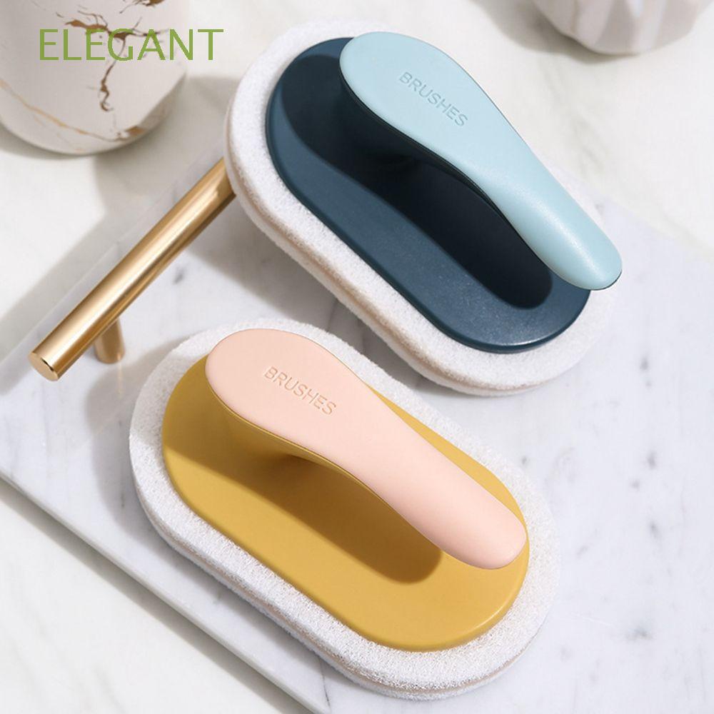 Bàn chải chà sạch gạch men sàn nhà bồn tắm khử nhiễm mạnh mẽ có tay cầm nhiều màu sắc tùy chọn cho nhà bếp phòng tắm