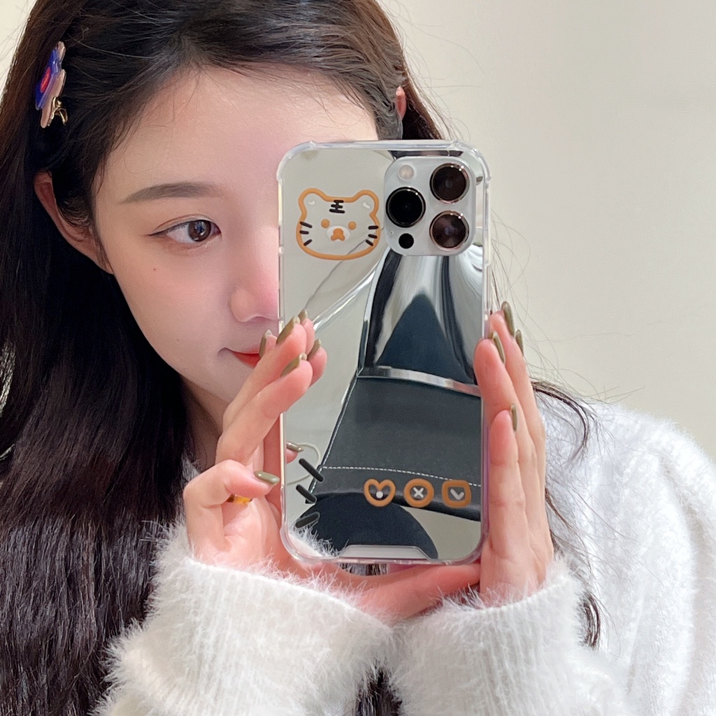 Ốp Lưng OPPO  Reno 8Z 8 A76 A74 A95 A57 4G 5G A94 A52 A92 A5 2020 A9 2020 A5s A12 A31 A3s 7 7Z 6 5 A16 A15 A15s A54 A53 A33 Gương Case
