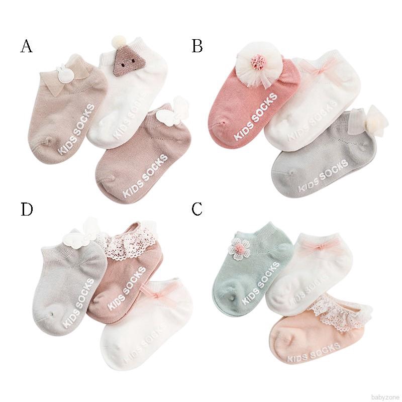 ✨Vớ cotton Giữ Ấm Đính Nơ Xinh Xắn Dành Cho Các Bé