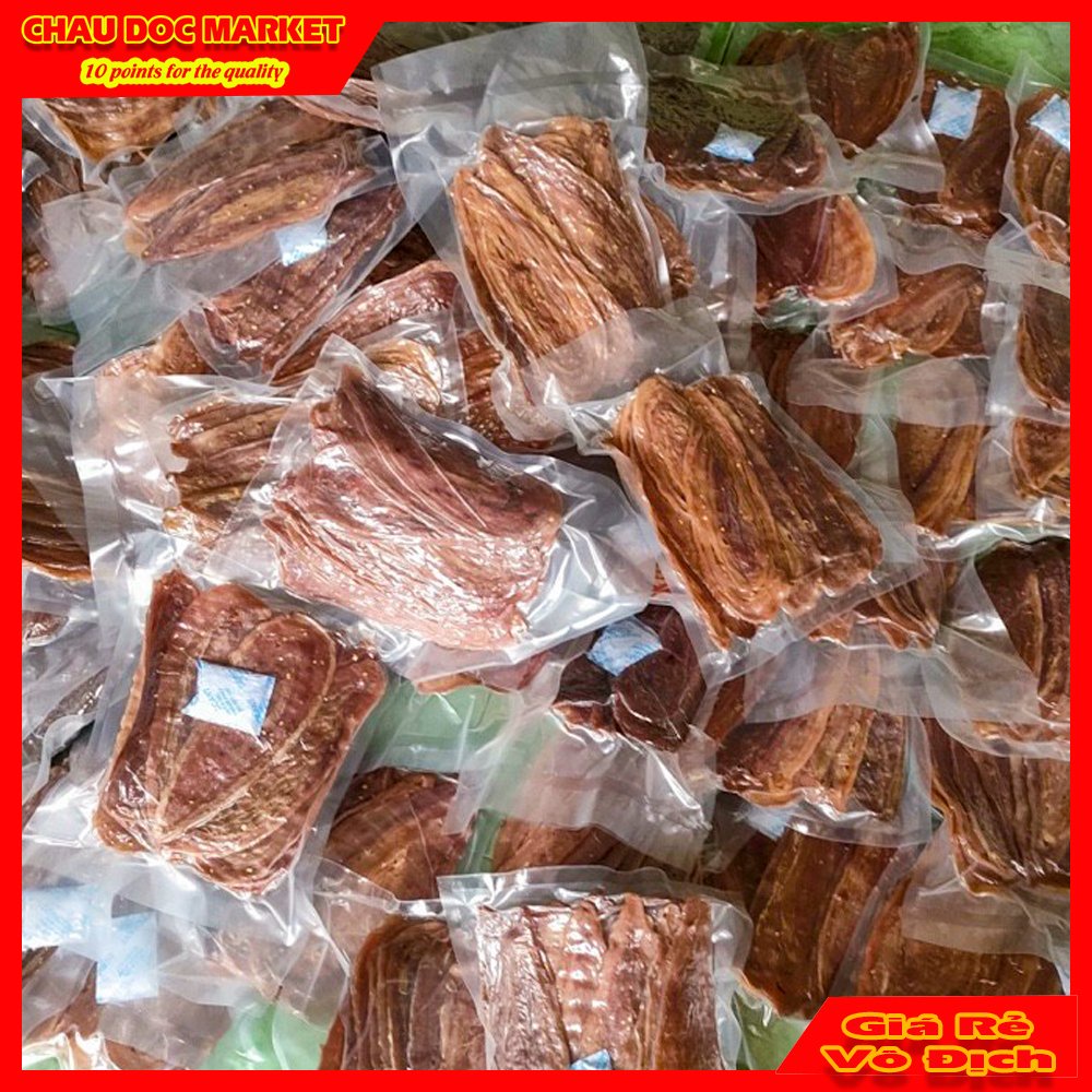 Khô Rắn Đồng Châu Đốc Ướp Gia Vị Vừa Ăn Dạng Miếng Thơm Ngon Nhà Làm Gói 500gr