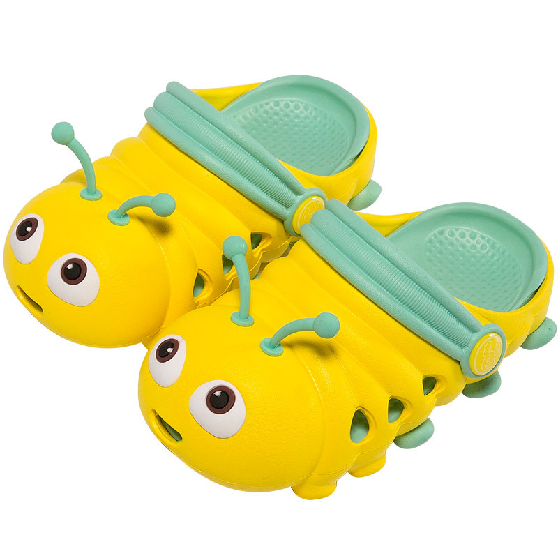 Sandal Đế Mềm Chống Trượt Tiết Kế Sâu Bướm Hoạt Hình Dễ Thương Cho Bé 1-6 Tuổi AYUER