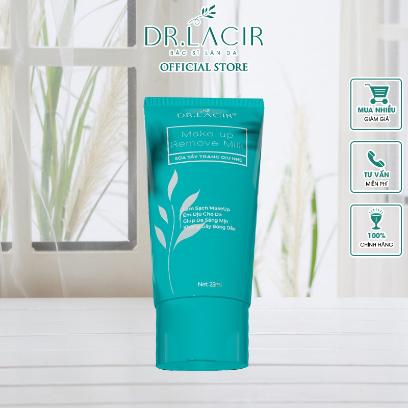 Sữa Tẩy Trang Dịu Nhẹ Lamer DrLacir Makeup Remove Milk mini 25ML DR115