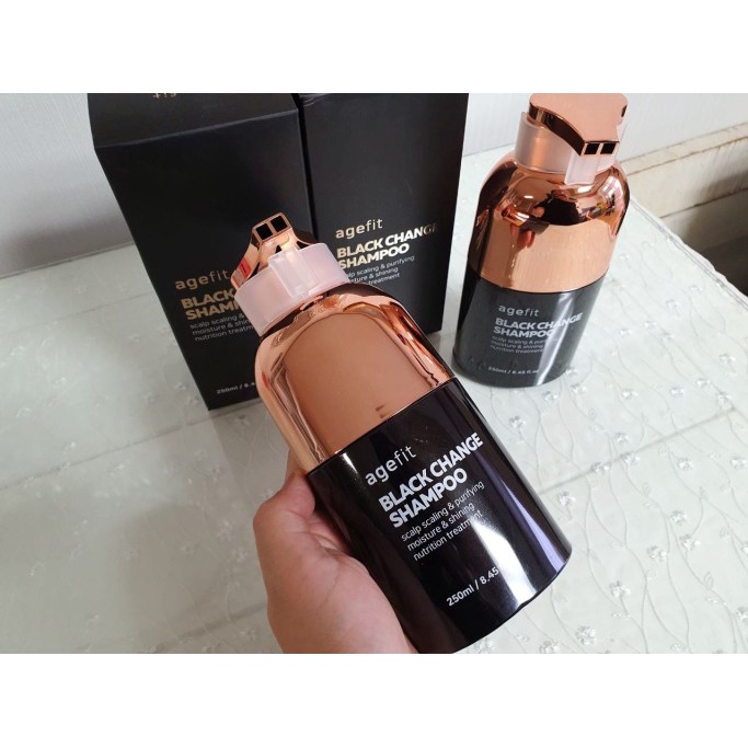 Dầu gội nhuộm thành phần thiên nhiên Agefit Hàn Quốc - Dầu phủ bạc