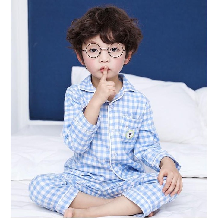 Bộ Pijama Chất Thô Đũi Cho Bé, Bộ Ngủ Mặc Nhà Cực Xinh Cho Bé - Sumo City