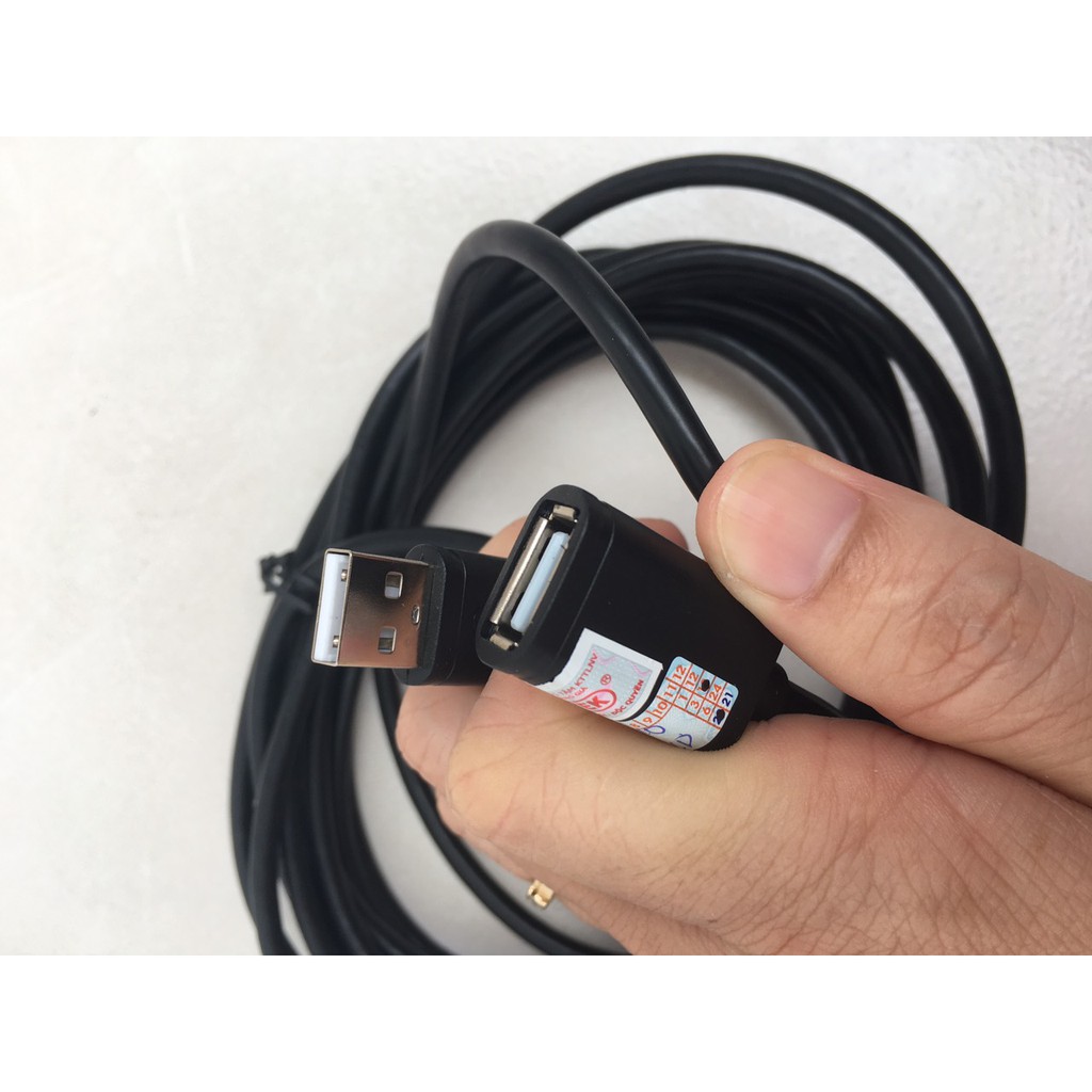 Cáp USB nối dài 5m Unitek YC418GBK tốc độ lên đến 480Mbps - Hãng phân phối
