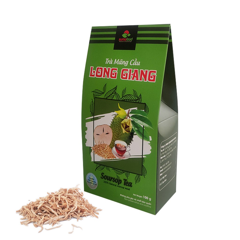 Trà mãng cầu Long Gian hiệu Sumofood đặc sản Cần Thơ
