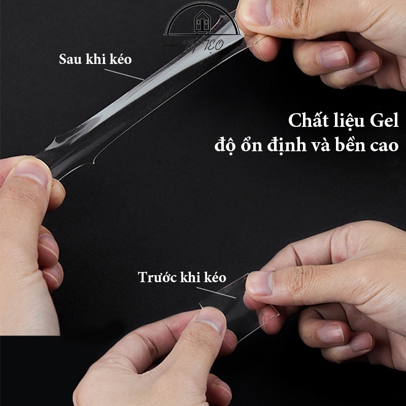 Băng Dính, Băng Keo 2 Mặt 3M Trong Suốt Siêu Dính Mọi Bề Mặt, Tiện Lợi, Đa Năng - Cuộn Dài 3 Mét