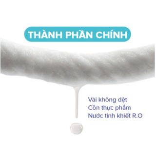 KHĂN GIẤY ƯỚT CỒN LET GREEN (50 MIẾNG/GÓI)