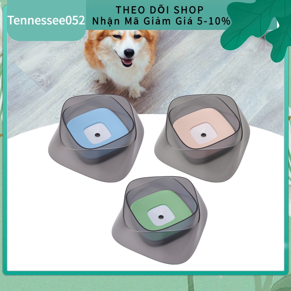Hàng Sẵn Bát uống nước tự dâng cho chó mèo Tô nổi cho thú cưng Đa chức năng Chống tràn nước【Tennessee052】