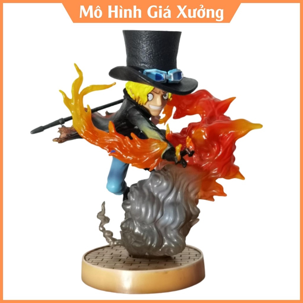 Mô hình One Piece Sabo siêu đẹp cao 12cm , trạng thái chiến đấu , figure mô hình one piece , mô hình giá xưởng