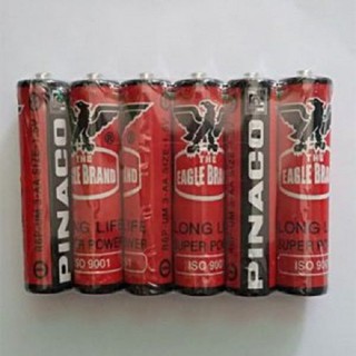 Vỉ 6 cục pin tiểu, pin đồng hồ con ó