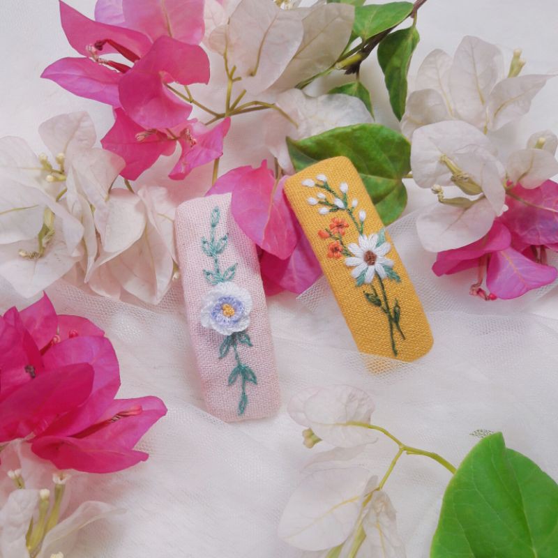 KẸP TÓC THÊU TAY HANDMADE / 1 CHIẾC