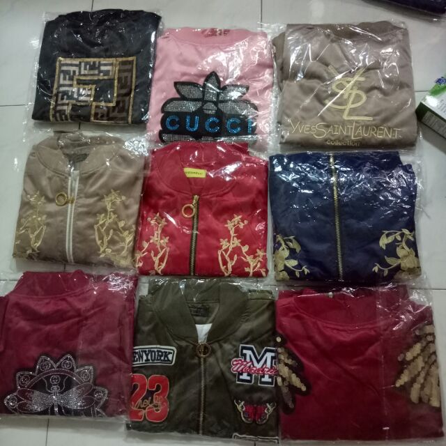 Combo 4 áo khoác phi lụa