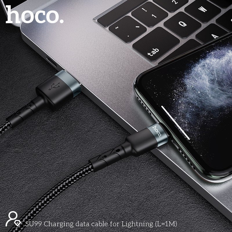 Cáp sạc nhanh HOCO SU99 2021 5V-2.4A/3A dài 1M (Model mới của HOCO X14) cáp iPhone/Android/Type C - Chính hãng