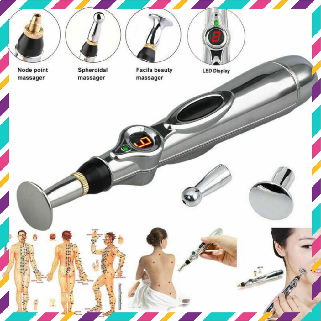 Bút Dò Huyệt, Bút Châm Cứu Xung Điện, Dò Huyệt Trị Liệu Bằng Laser, Giúp Lưu Thông Khí Huyết[Hàng Chính Hãng]