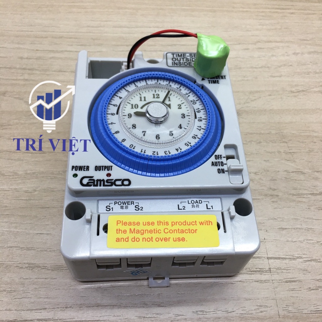 Công Tắc Hẹn Giờ Cơ Rơle Timer Camsco Model TB35N