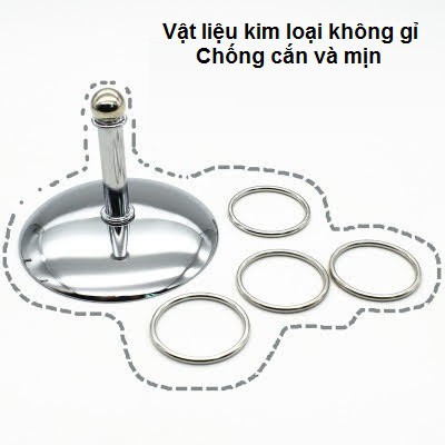 Đồ chơi vẹt ném vòng cột inox