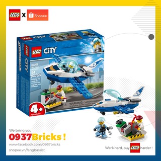 [ RẺ VÔ ĐỊCH ] LEGO® City 60206 Máy Bay Tuần Tra Cảnh Sát Cơ Động