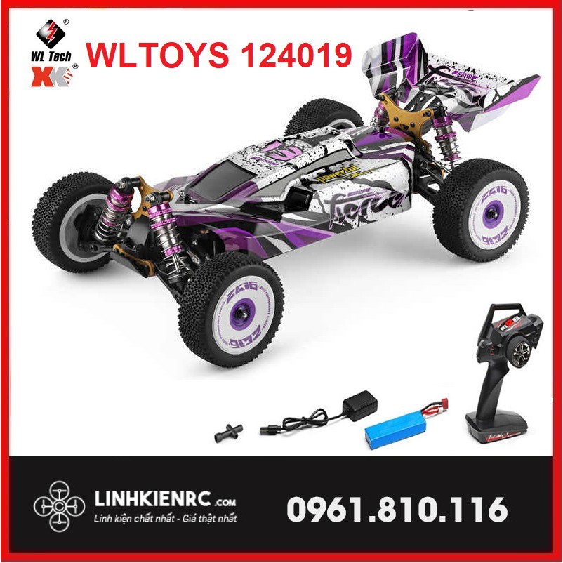 Ô Tô Đua Điều Khiển Từ Xa Wltoys 124019 Size Lớn Tỉ Lệ 1/12 Tốc Độ Cao 60Km/h