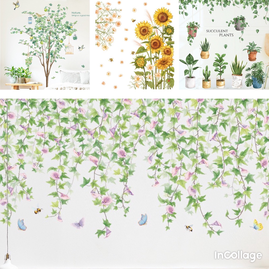 Decal tranh dán tường,trang trí decor nhà ở, cửa hàng siêu đẹp