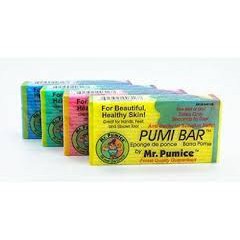 ĐÁ BỘT BIỂN CHÀ GÓT CHÂN  PUMI BAR (MR. PUMICE) ĐỦ MÀU SẮC