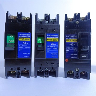 Aptomat 2 Pha Nhật Cũ, MCCB 2 Pha Mitsubishi 20A-75A