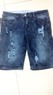 Quần short jean nam