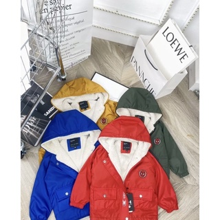 Áo khoác lót lông siêu nhân cho bé từ 8-25kg