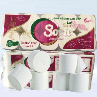 Giấy Vệ Sinh 3 Lớp Cao Cấp SoNa