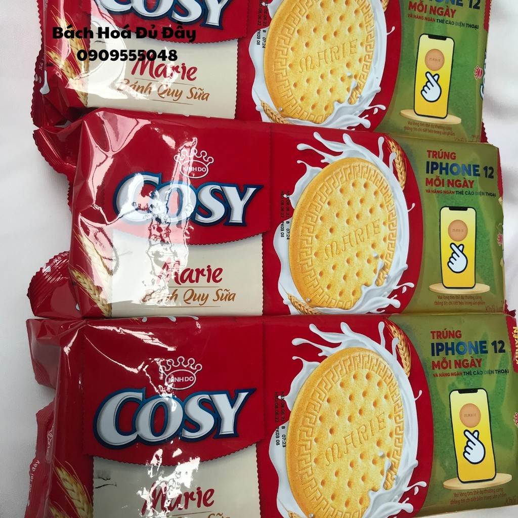 Bánh quy sữa Cosy Marie 150g, bánh quy sữa Kinh đô thơm ngon loại mới