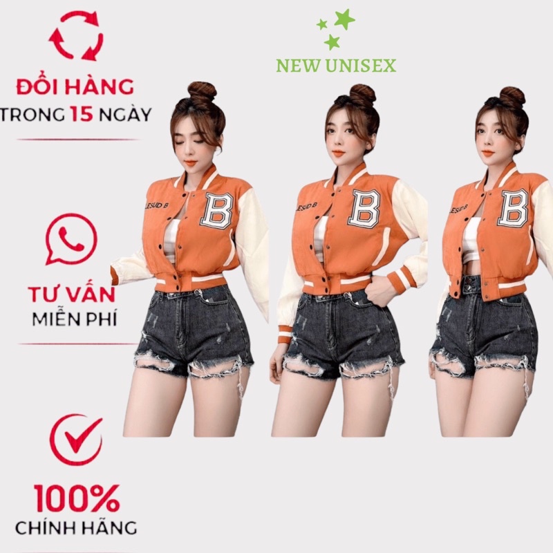 Áo Khoác Ngoài Nữ Kiểu Croptop Chất Nỉ Mềm logo Chữ B Phù Hợp Mặc Nhà, Đi CHơi Che Nắng Tốt [NEW UNISEX]
