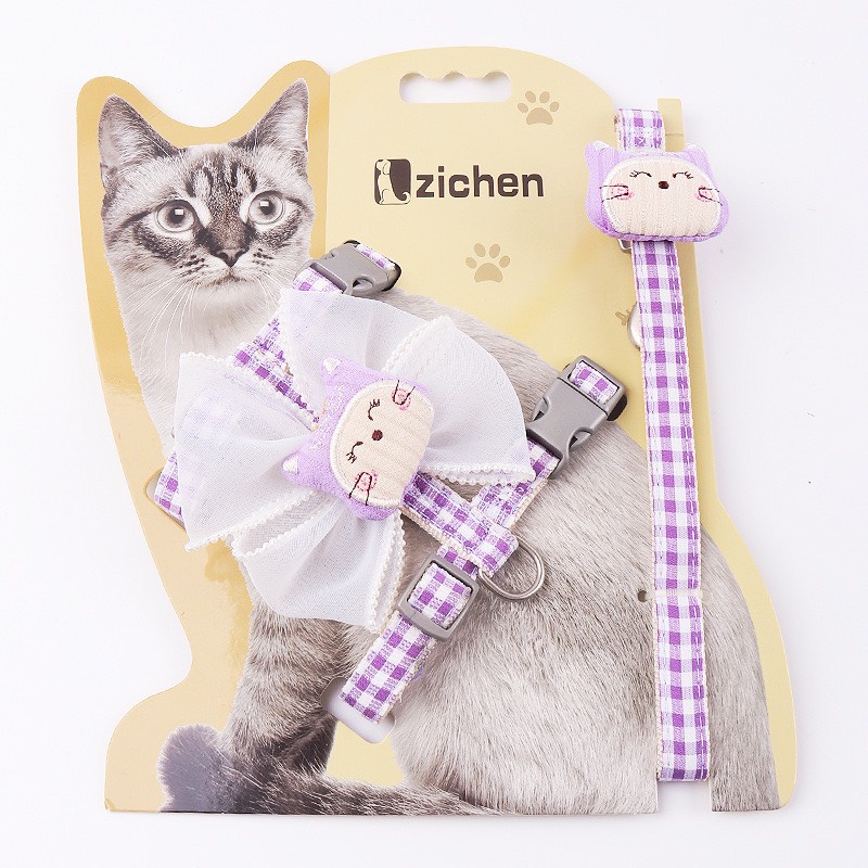 dây dắt yếm dắt chó mèo thú cưng đi dạo