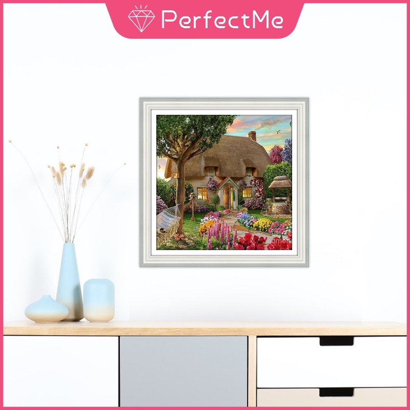 Bộ tranh đính đá 5D tự làm hình chim công 30x30cm