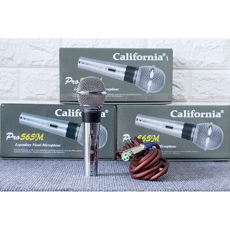 Micro karaoke có dây california PRO 565M Hàng Chính Hãng Bảo hành 1 năm