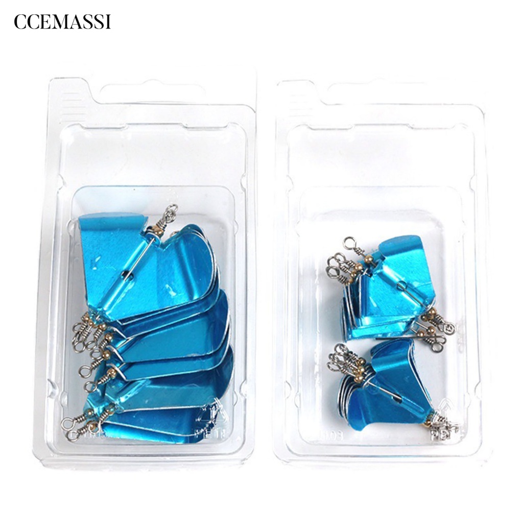 Set 10 cánh quạt quay làm mồi giả câu cá đa năng tiện dụng