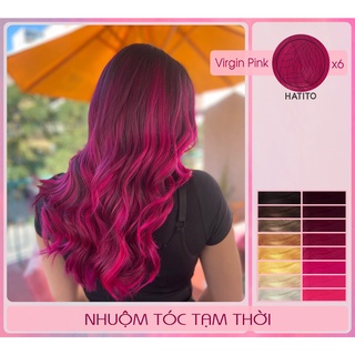 Nhuộm tóc tạm thời (tặng kèm bao tay, trùm tóc)