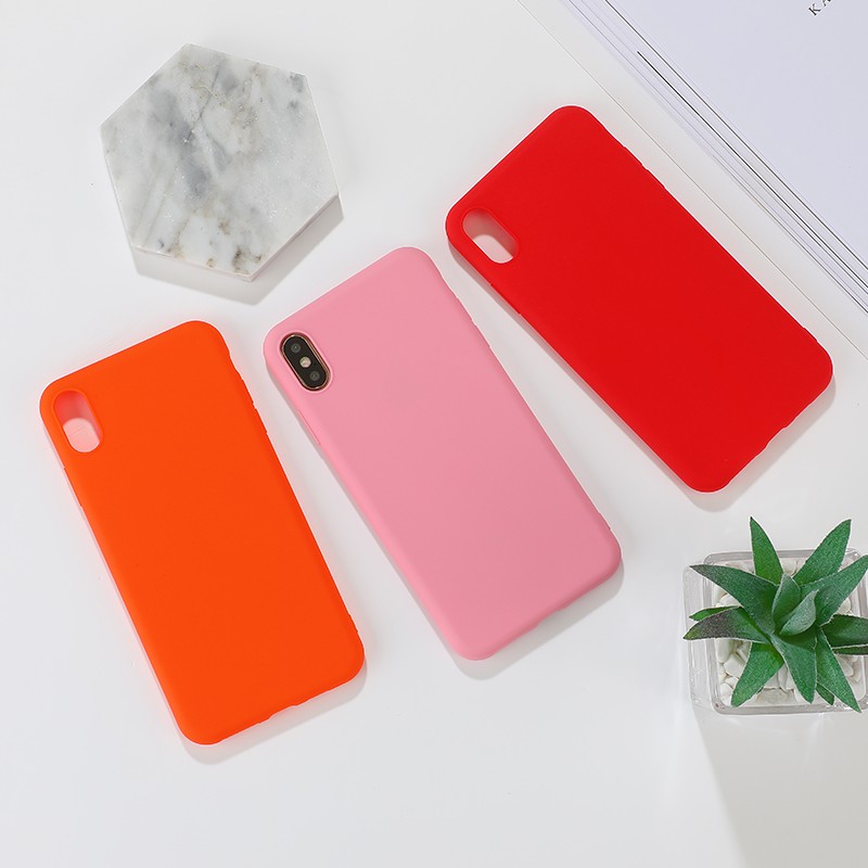 Ốp điện thoại iphone TRƠN DẺO 7 MÀU 5/5S/6/6Plus/6S/6S Plus/6/7/7 Plus/8/8 Plus/X/XS/XS Max/11/11 Pro/11 Promax