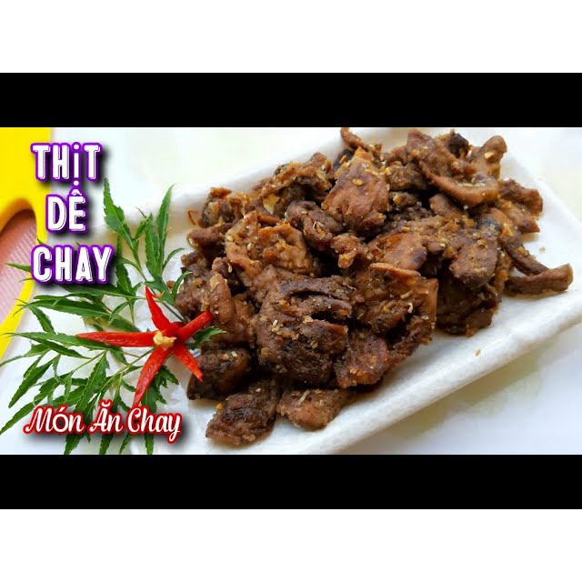 Thịt dê chay