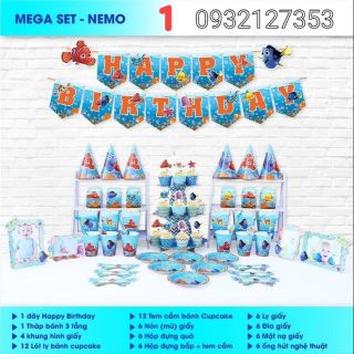 SÉT MEGA TRANG TRÍ BÀN TIỆC CHO BÉ