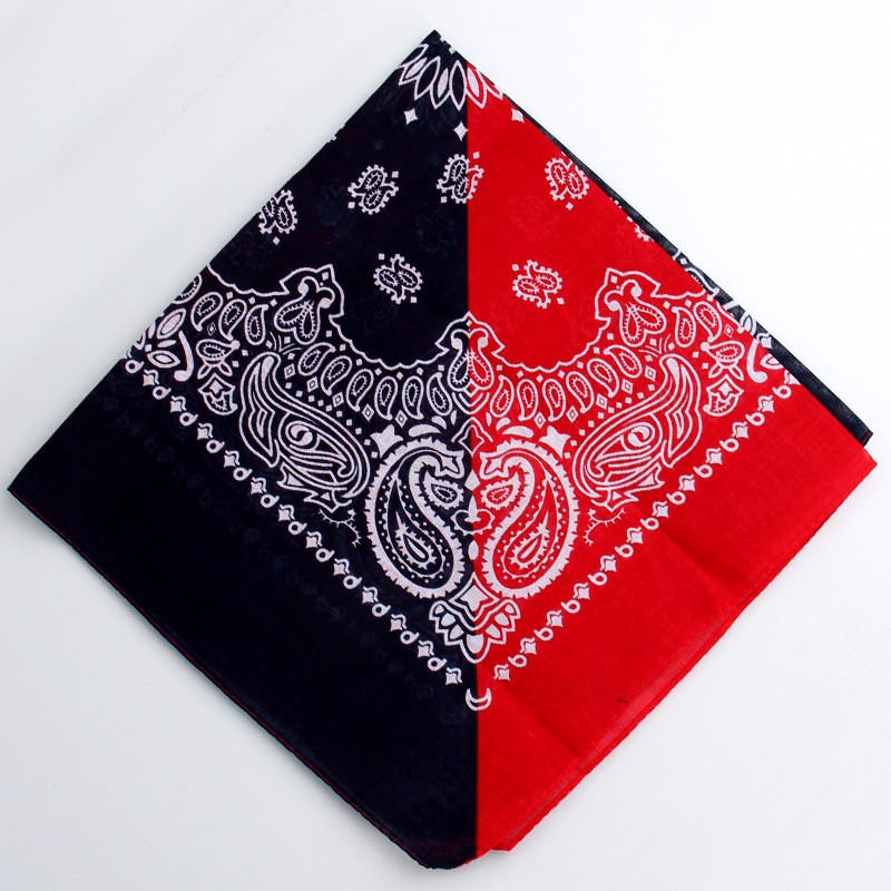 [NOWSHIP &amp; Grab Express] Khăn Bandana (Khăn Turban EXO) Nửa Màu Phong Cách Hàn Quốc Chất Liệu Cotton 60x60cm - Mã B004