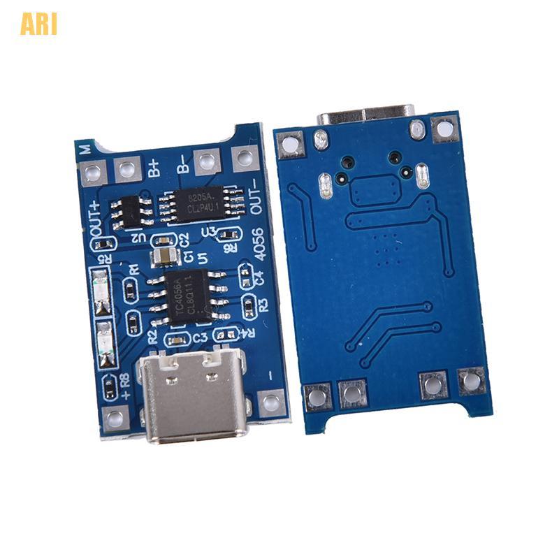 Set 5 Mô Đun Sạc Pin Lithium Cổng USB Loại c 5V 1A 18650 TP4056 Chuyên Dụng