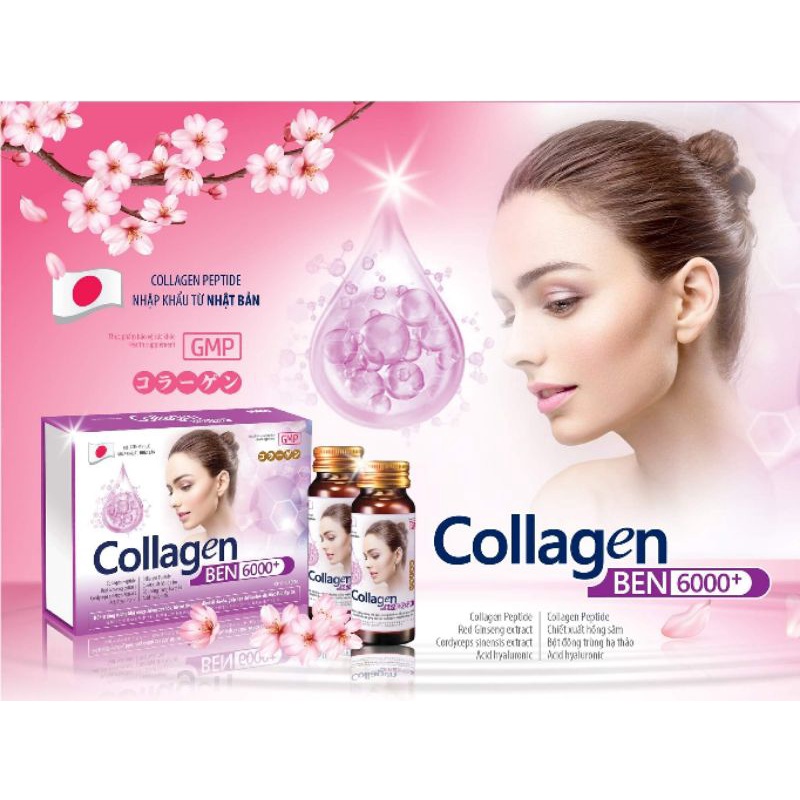 Nước uống Collagen Liquid✅COLLAGEN MỸ✅Liquid Collagen nước uống đẹp da chống lão hóa 30 ống