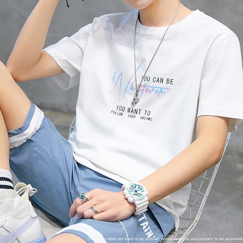 Áo thun nam nữ unisex ngắn tay WHATEVER basic tee phông form rộng oversize 2 màu trắng và đen cotton dáng xuông streetwe